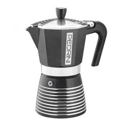 Pedrini Infinity Kávéfőző, Fekete, 6 csészés